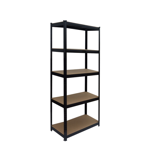 Heavy-Duty Steel Rack, 5 Adjustable Shelves