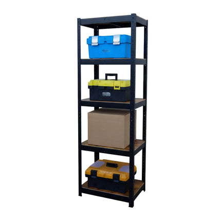 Heavy-Duty Steel Shelf 180x60x30 cm, Adjustable Shelves