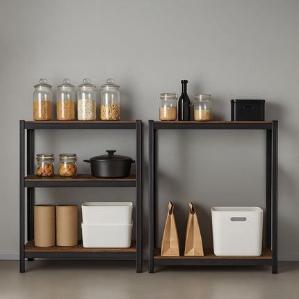 Heavy-Duty Steel Shelf 180x60x30 cm, Adjustable Shelves