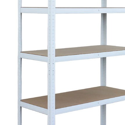 Heavy-Duty Steel Shelving Unit, 5 Adjustable Tiers