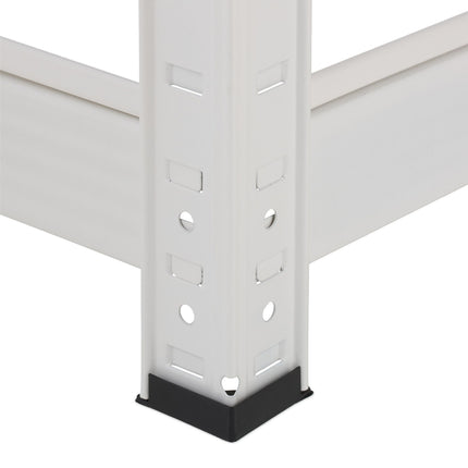 Heavy-Duty Steel Shelving Unit, 5 Adjustable Tiers