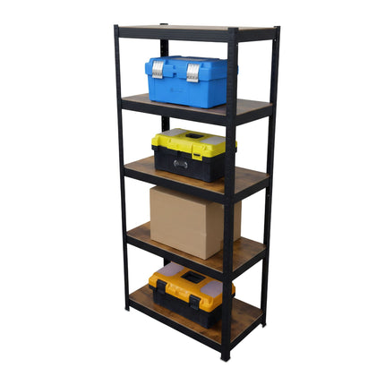 Heavy-Duty Steel Shelving Unit, Adjustable, 180x60x30 cm