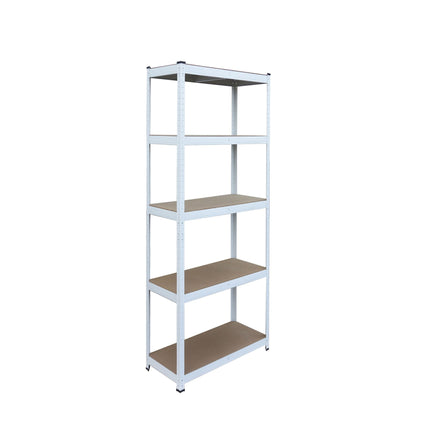 Heavy-Duty Steel Storage Rack, 5 Adjustable Shelves