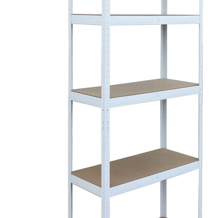 Heavy-Duty Steel Storage Rack, 5 Adjustable Shelves