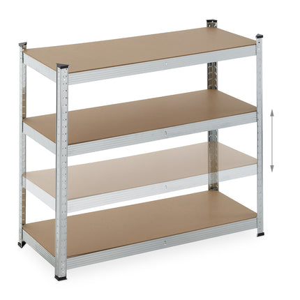 Heavy-Duty Steel Storage Racks, Adjustable Shelves