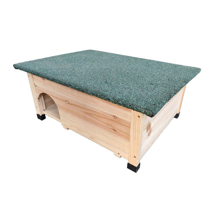 Hedgehog House, Weatherproof Roof, Cat-Proof Entrance