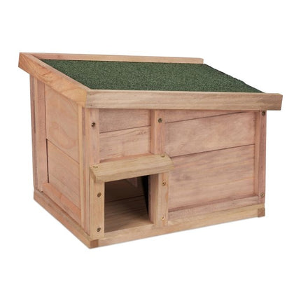 Hedgehog house with floor