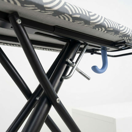 Height-Adjustable Ironing Board, 122x38 cm, Iron Rest