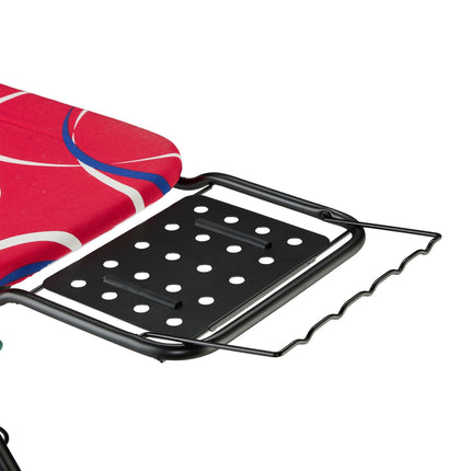 Height-Adjustable Ironing Board with Garment Racks
