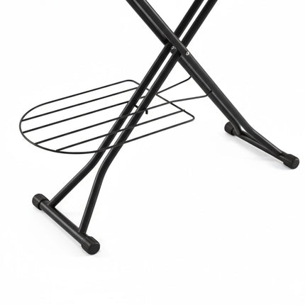 Height-Adjustable Ironing Board with Iron Rest, 110x33 cm