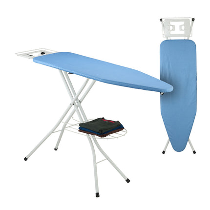 Height-Adjustable Ironing Board with Iron Rest, 120x38 cm