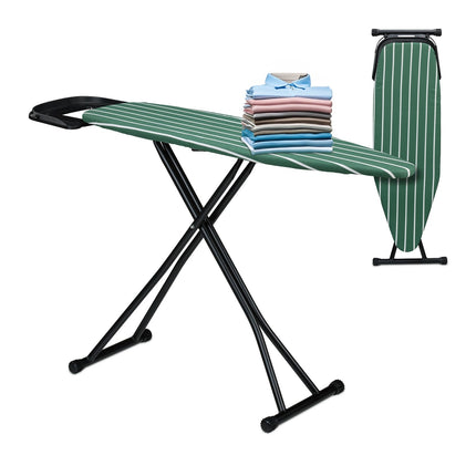 Height-Adjustable Ironing Board with Iron Rest, 121 x 39 cm