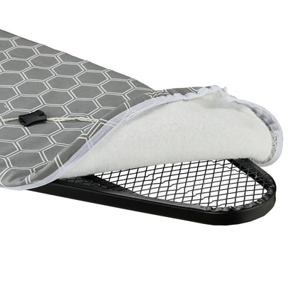 Height-Adjustable Ironing Board with Iron Rest