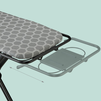 Height-Adjustable Ironing Board with Iron Rest