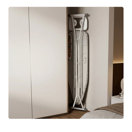 Height-Adjustable Ironing Board with Sleeve Attachment