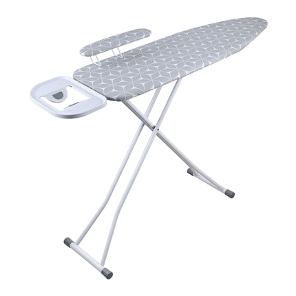 Height-Adjustable Ironing Board with Sleeve Attachment