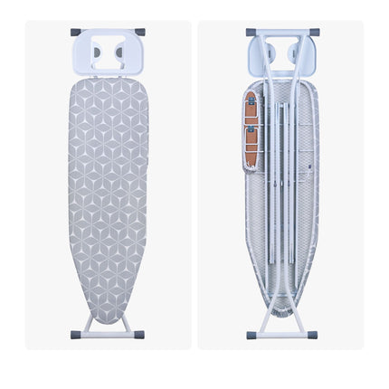 Height-Adjustable Ironing Board with Sleeve Attachment