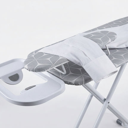 Height-Adjustable Ironing Board with Sleeve Attachment