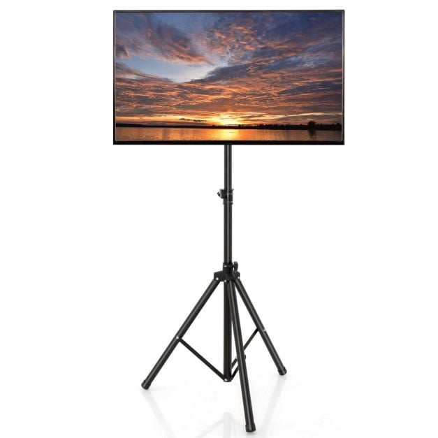Height-Adjustable TV Tripod Stand, 21–47 Inch, 35 kg