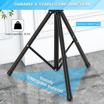 Height-Adjustable TV Tripod Stand, 21–47 Inch, 35 kg