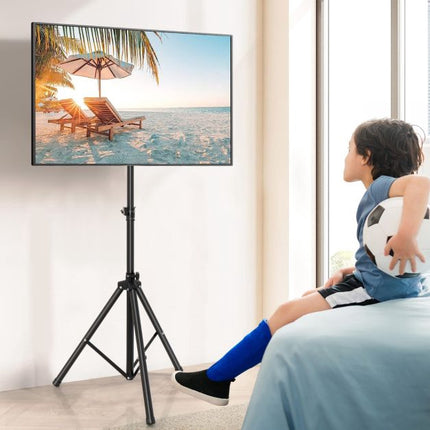 Height-Adjustable TV Tripod Stand, 21–47 Inch, 35 kg