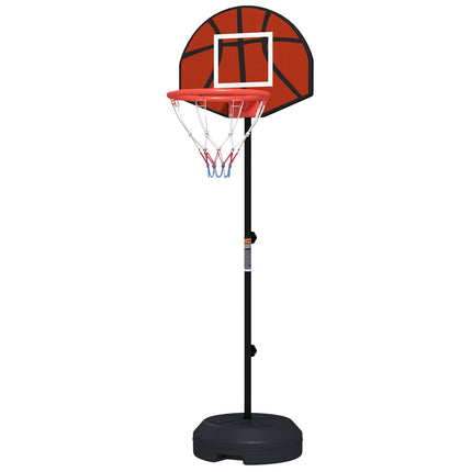 Height-adjustable basketball hoop with magnetic dart board