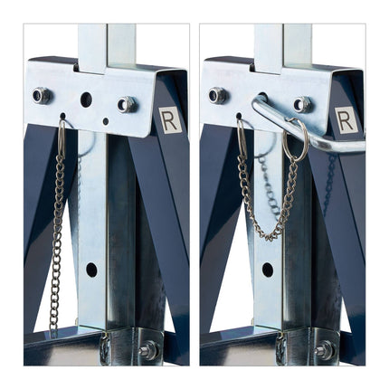 Height-adjustable brackets, 2 pcs