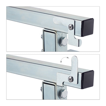 Height-adjustable brackets, 2 pcs