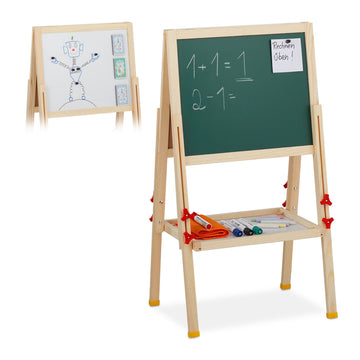 Height-adjustable drawing stand for children