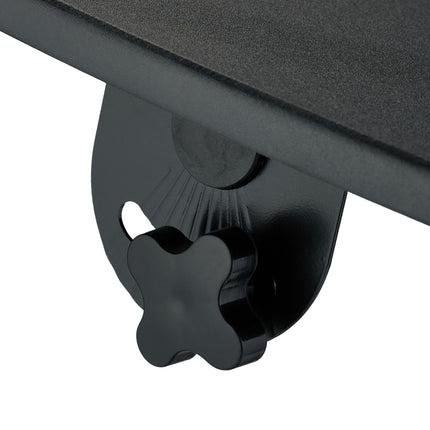 Height-adjustable laptop table with wheels