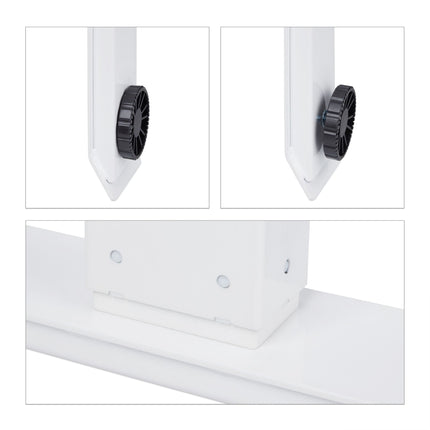 Height adjustable table frame