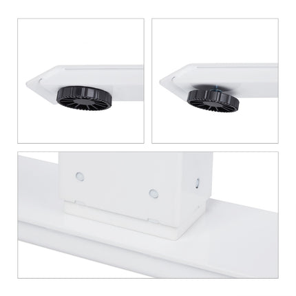 Height adjustable table frame