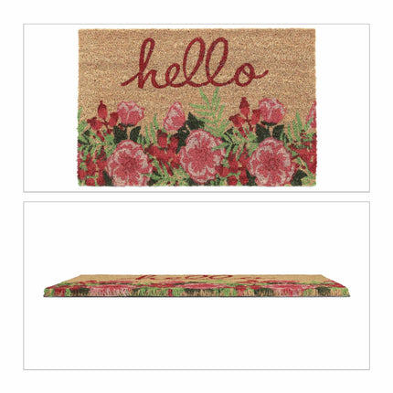Hello coconut doormat