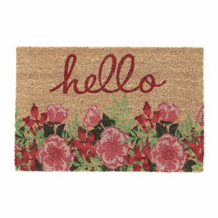 Hello coconut doormat