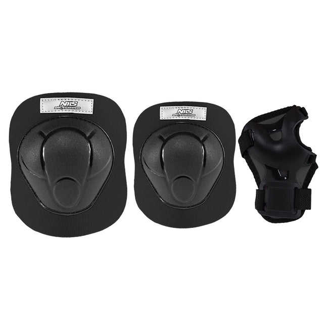 Helmet and Black Protectors Set, Size M