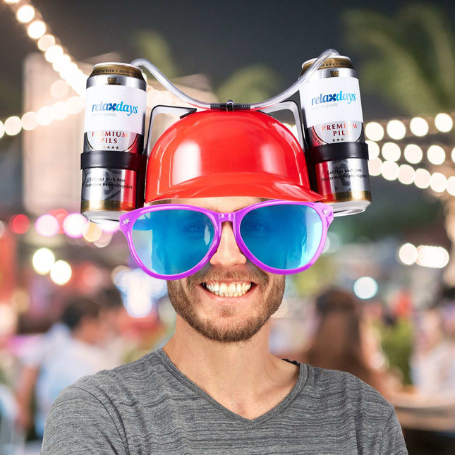 Helmet for drinking at parties