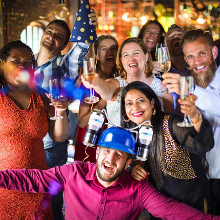 Helmet for drinking at parties