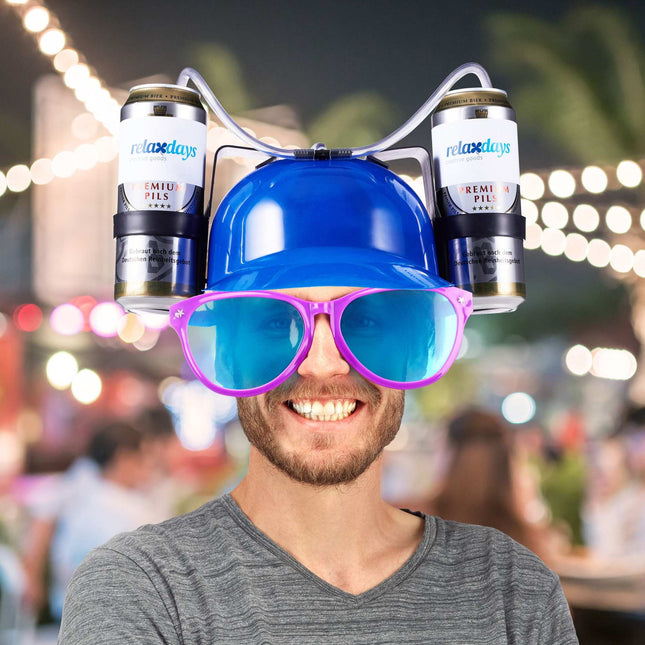 Helmet for drinking at parties