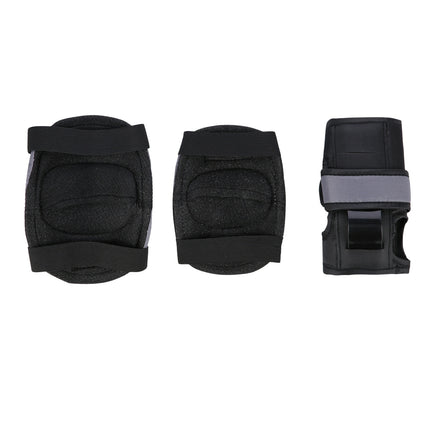 Helmet with Protectors Set, Gray, Size S