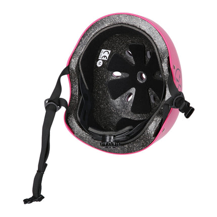 Helmet with Protectors Set, Pink, Size M