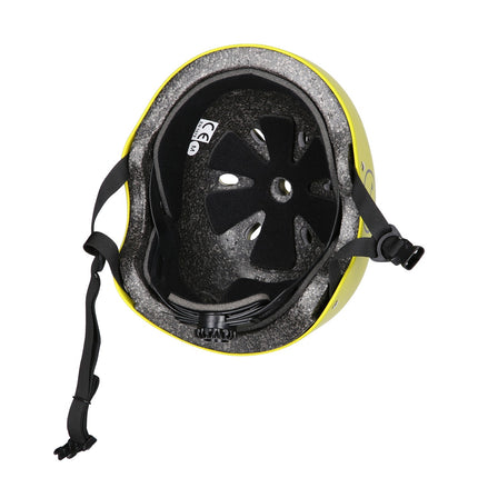 Helmet with Protectors Set, Yellow, Size S