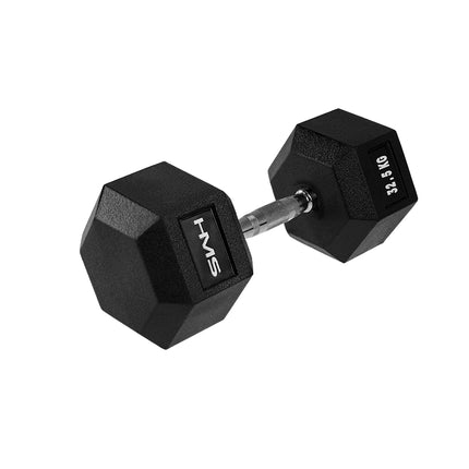 Hex Dumbbell 32.5 kg – Rubber-Coated, Anti-Roll Design