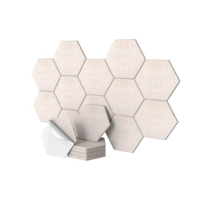 Hexagon Acoustic Panels, Self-Adhesive, Noise Reduction