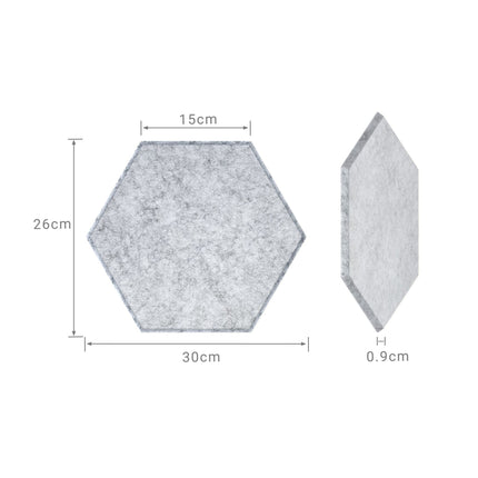 Hexagon Acoustic Panels, Self-Adhesive, Noise Reduction