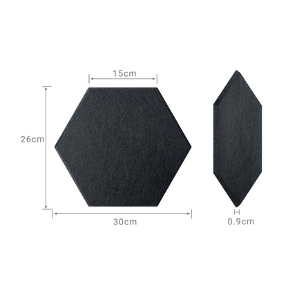 Hexagon Acoustic Panels, Self-Adhesive, Noise Reduction