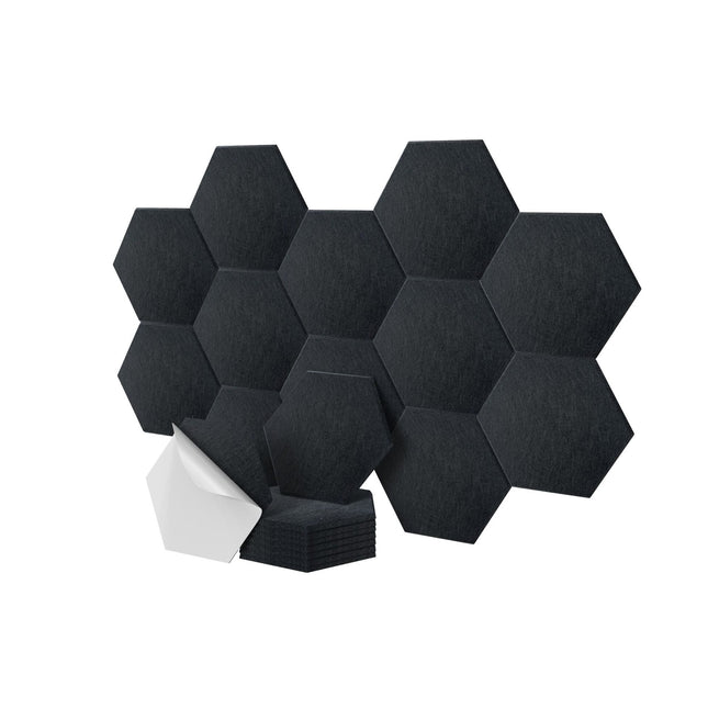 Hexagon Acoustic Panels, Self-Adhesive, Noise Reduction