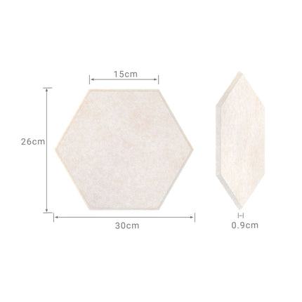 Hexagon Acoustic Panels, Self-Adhesive, Noise Reduction