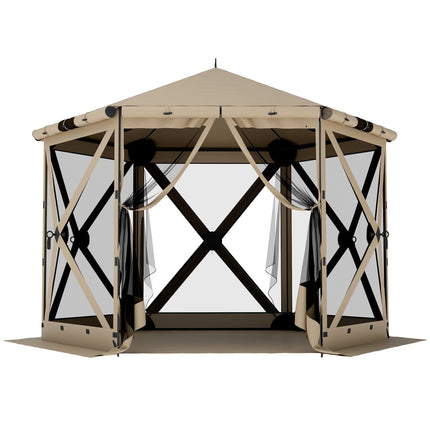 Hexagon Pavilion Tent, 3x2.6m, Waterproof, UV Resistant
