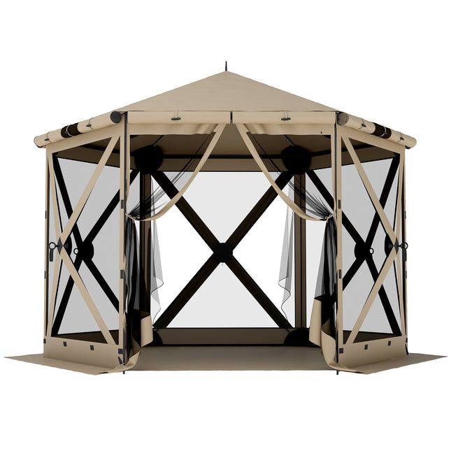 Hexagon Pavilion Tent, 3x2.6m, Waterproof, UV Resistant