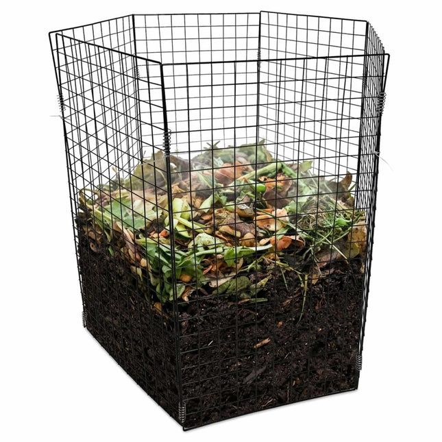 Hexagonal Steel Wire Garden Composter, Large Capacity